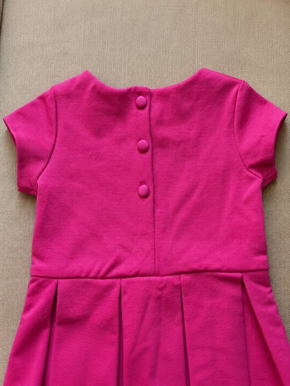 Ralph Lauren Baby Girl Pink Pleated Dress 12M - Picture 5 of 5